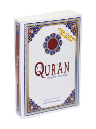 The Quran English Meanings( Revised and Edit by Saheeh International) ( English Only) Medium Soft Cover,9786030328703,