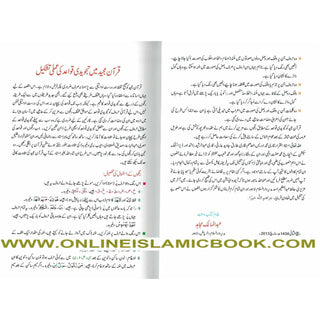 Tajweedi Quran with Urdu Tajweed Rules 16 Lines 8.5 x 6.0 Inch (7B) Hafzi Tajweedi, Medium Size