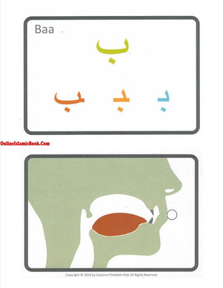 Arabic Alphabet Flash Cards By Suzanne Elizabeth Kidd,