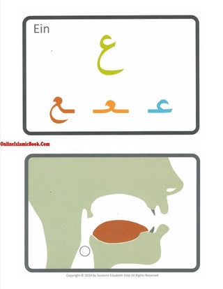 Arabic Alphabet Flash Cards By Suzanne Elizabeth Kidd,