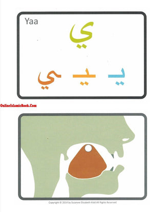 Arabic Alphabet Flash Cards By Suzanne Elizabeth Kidd,