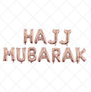 Hajj Mubarak Baloon (Pack of 13 Baloons)