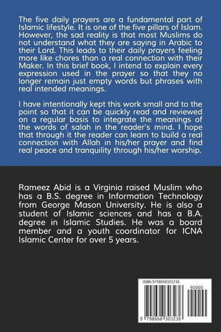 Brief Explanation of the Words of Salah by Rameez Abid