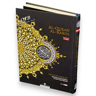 Maqdis Quran – Word-by-Word English-Arabic, Color-Coded Tajweed (A4)