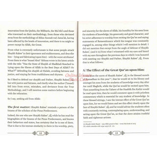 A Defense Of Eminent Scholar Shaykh Rabee' al-Madkhali