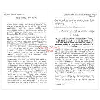 A Statement Regarding Fiqh of Du'aa By Shaykh 'Abdur Razzaaq Bin 'Abdul-Muhsin Al-Badr