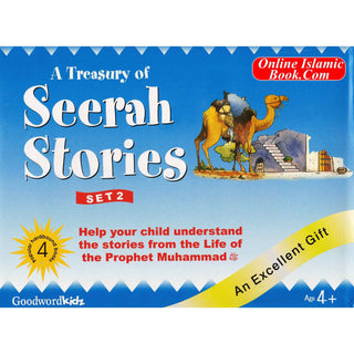 A Treasury of Seerah Stories Set 2 : 4 Hardback Book Set By Saniyasnain Khan