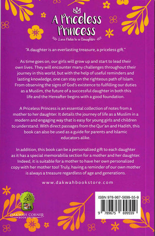 A Priceless Princess - Love Notes to a Daughter By Dr.Nasiroh Omar