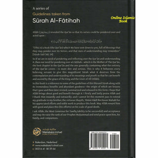 A Series Of Guidelines Taken From Surah Al-Fatihah,ISBN: 9781649455291