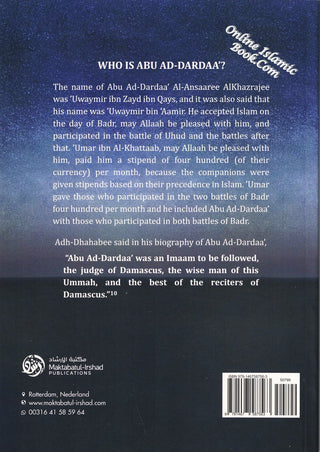 Advices of Abu Ad-Dardaa By Shaykh Saalih Ibn Abdul Aziz Aali Shaykh,9781467587563,