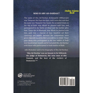 Advices of Abu Ad-Dardaa By Shaykh Saalih Ibn Abdul Aziz Aali Shaykh,ISBN: 9781467587563