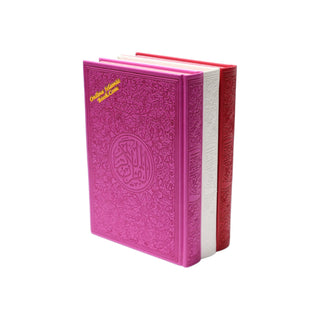 Al Quran Al Kareem (Rainbow Quran in beautiful different leather cover) Large Size