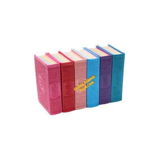 Al Quran Al Kareem (Rainbow Quran in beautiful different leather cover) Pocket Size