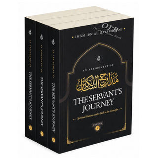 An Abridgment of The Servants Journey By Ibn Al-Qayyim
Vol1: ISBN: 9798999969408
Vol2: ISBN: 9798999969422
Vol3: ISBN: 9798999969439