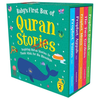 Baby's First Box of Quran Stories Volume 2 (5 Board Books Set)