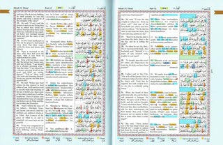 The Holy Quran with English Translation and Transliteration (Persian-Hindi-Urdu Script) with cover ,HOLY QURAN ROMAN CC (A/E/R) HB With Rehal Box,