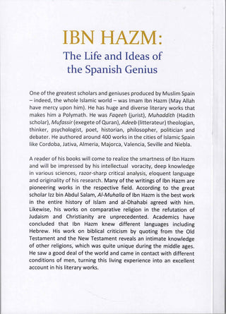 Ibn Hazm : The Life and Ideas of the Spanish Genius by Syed Nooruzzuha Barmawar