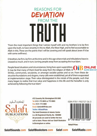 Reasons for Deviation from the Truth By Shaikh Rabi' bin Hadi al-Madkhali,