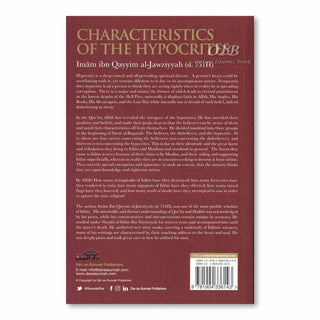 Characteristics of The Hypocrites By Ibn Qayyim al-Jawziyyah; Abu Rumaysah,ISBN: 9781904336143
