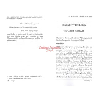 Collection Of Articles On Family By Shaykh Salih 'Ali Shaykh, Shaykh Muhammad 'Ali Farkus, Sahykh 'Ali Yahya al-Haddadi,ISBN: 9781640076815