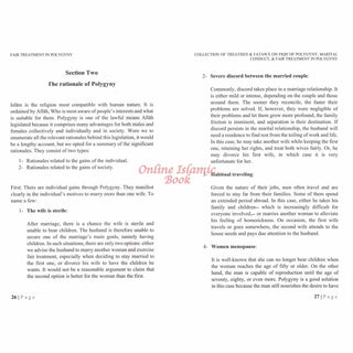 Collection Of Treatises; Fatawa on Fiqh Of Polygyny, Marital Conduct; Fair Treatment In Polygyny By Shaykh Muhammad Bin Salih al-Uthaymin,ISBN: 9781637957899