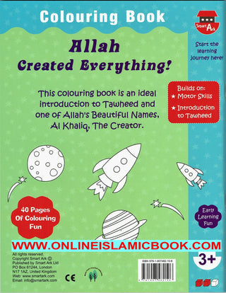 Allah Created Everything (Colouring Book) By Fehmida Ibrahim Shah