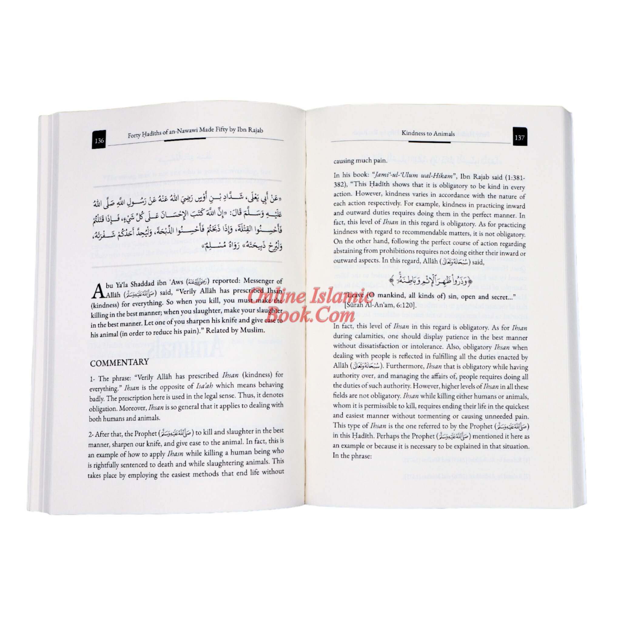Hadith Commentary Commentary on Forty Hadith - In-Depth Islamic Teachings by Ibn Rajab ...
