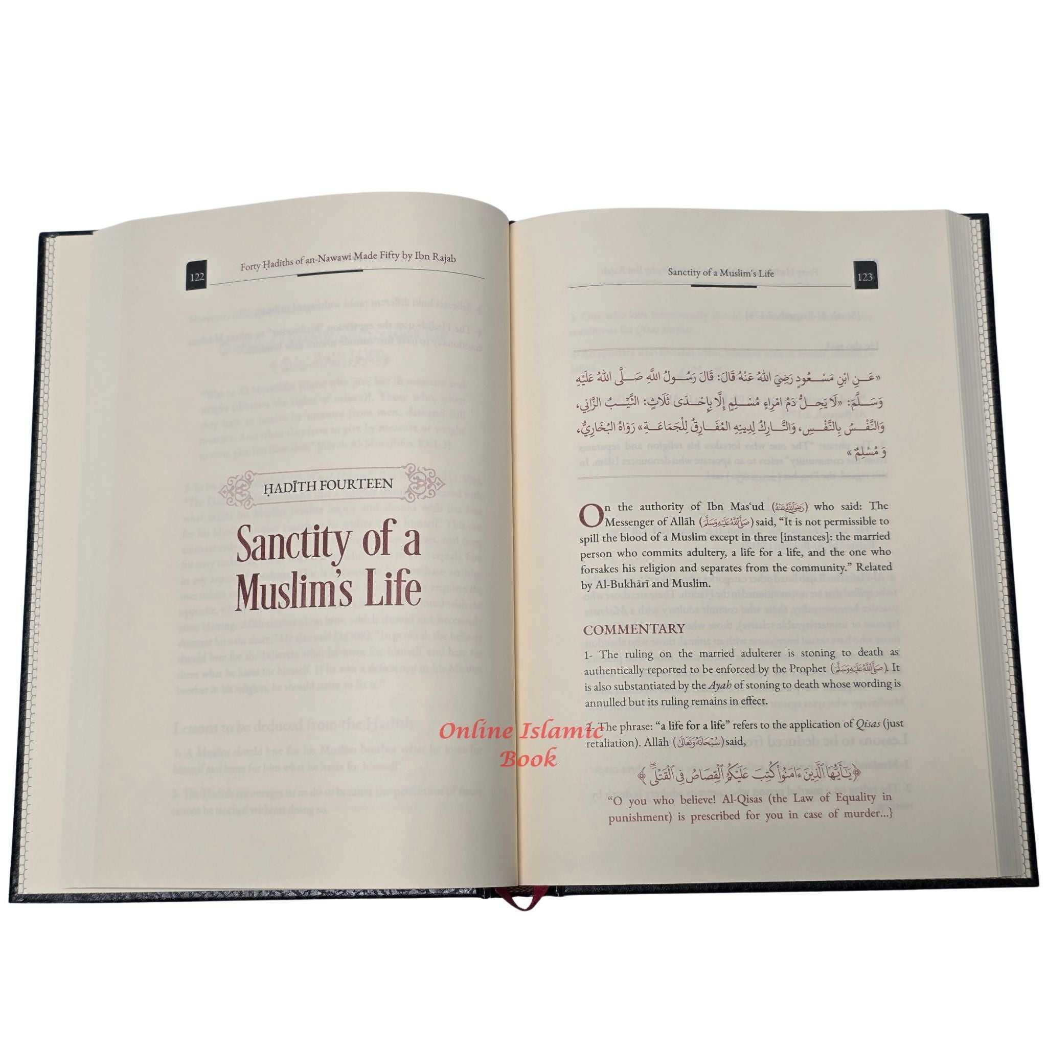 Hadith Commentary Commentary on Forty Hadith of an-Nawawi Made Fifty by Ibn Rajab ...