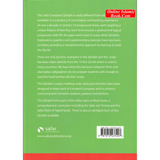 Complete Qaidah,Safar Learn to Read Series