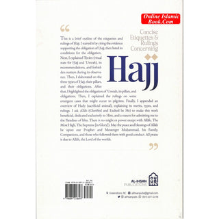 Concise Etiquettes & Rulings concerning Hajj BY Shaykh Abdul Aziz ibn Abdullah Al-Rajihi