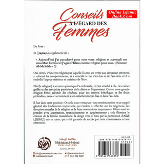 Conseils À L Égard Des Femmes (French), Advice on women