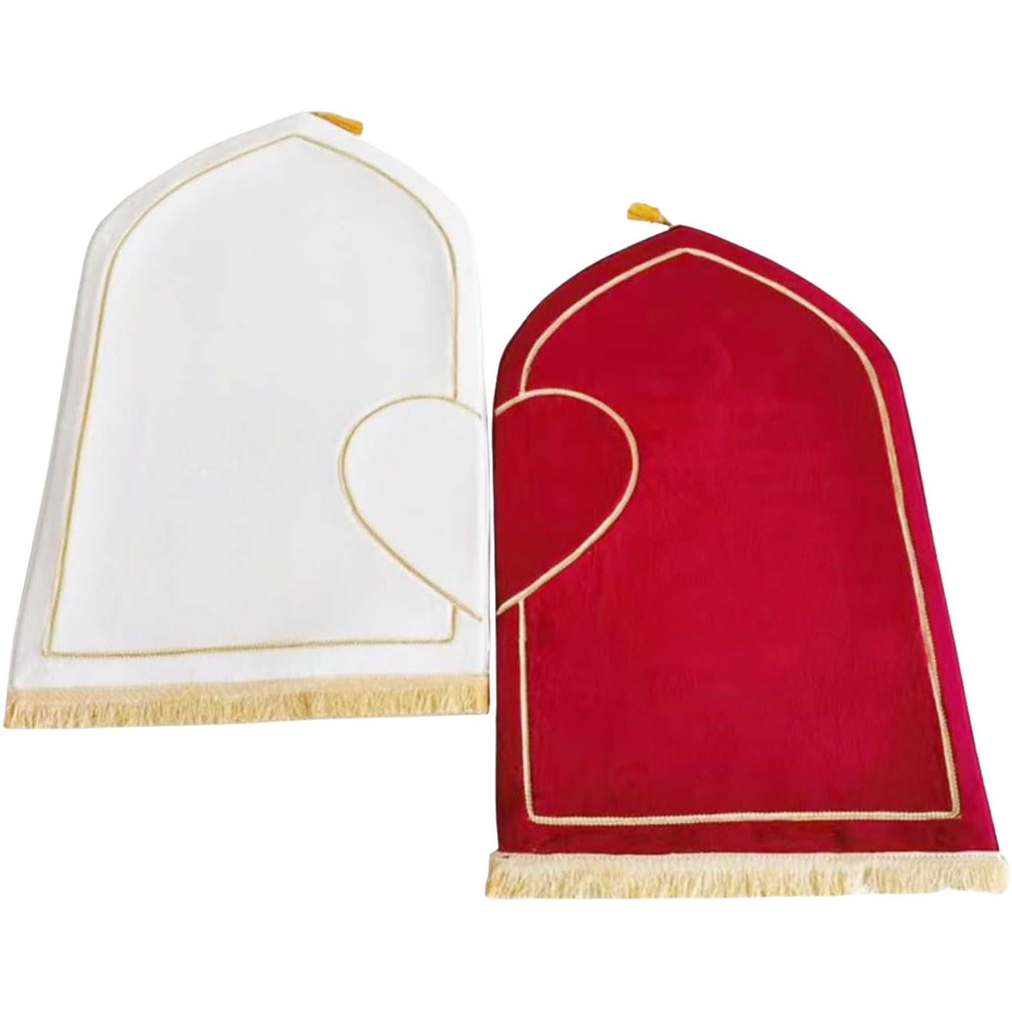 Couple Prayer Rug Set with Heart Design – Online Islamic Book