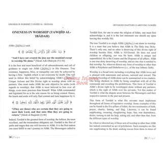 Detailed Chapters Clarifying Tawhid, Minor Shirk; Major Shirk By Shaykh ʿAbdul ʿAzīz bin ʿAbdullāh bin ʿAbdur Raḥmān ar-Rājiḥī,ISBN: 9781638487494