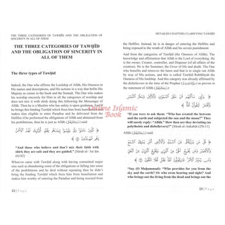 Detailed Chapters Clarifying Tawhid, Minor Shirk; Major Shirk By Shaykh ʿAbdul ʿAzīz bin ʿAbdullāh bin ʿAbdur Raḥmān ar-Rājiḥī,ISBN: 9781638487494
