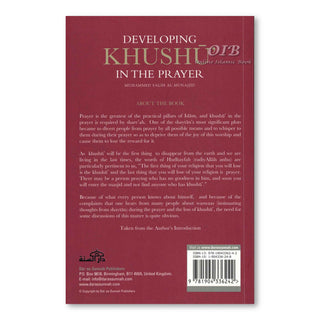 Developing Khushu in the prayer By Muhammed Salih al Munajjid,ISBN: 9781904336242