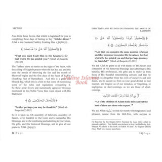 Directives & Rulings on Finishing The Month of Ramadhan