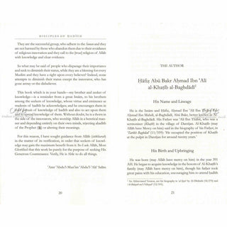 Disciples of Hadith: The Noble Guardians by Imam Al-Khatib al-Baghdadi,ISBN: 9781904336662