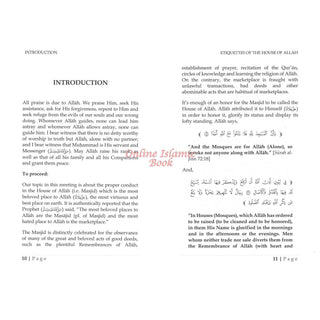 Etiquettes Of The Houses Of Allah