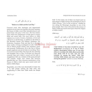 Etiquettes Of The Houses Of Allah