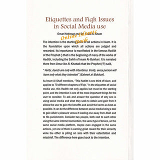 Etiquettes and Fiqh Issues in Social Media Use