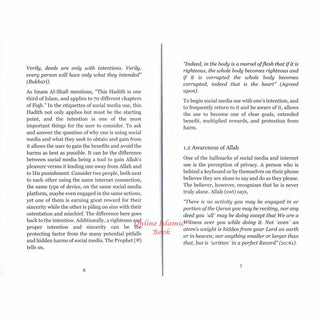 Etiquettes and Fiqh Issues in Social Media Use