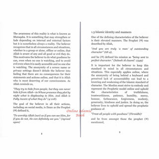 Etiquettes and Fiqh Issues in Social Media Use