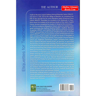 Etiquettes-For-Teachers by Maulana Qari Siddiq Ahmad Bandwi &nbsp;
ISBN: 9789695832875