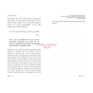 Explanation Of The Hadith Seven Whom Allah Will Shade On Day