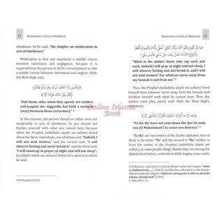 Explanation of The Chapter on Moderation in Acts of Obedience & Preserving Deeds