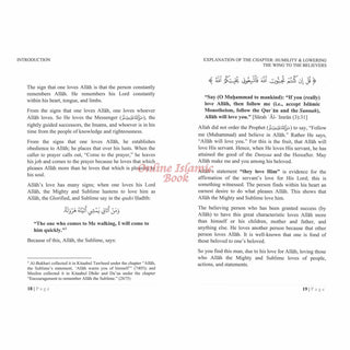 Explanation of Riyaadh Saliheen: Chapter on Humility & Lowering Ones' Wing To The Believers