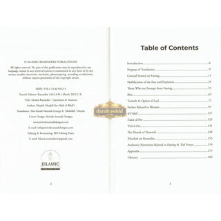 Fatawa Ramadan Questions & Answers By Shaykh Muqbil Ibn Hadi al-Wadi,ISBN: 9781513694535