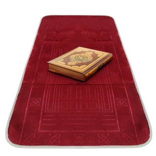 Prayer Rug with Back Support Foldable Meditation Floor Chair