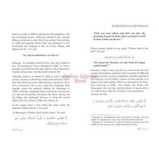 Fundamentals Of Eemaan By Shaykh Abdul Azeez Bin Abdullah Bin Baaz