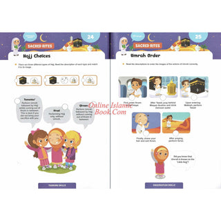 Hajj & Umrah Activity Book (Big Kids) Age 8 +